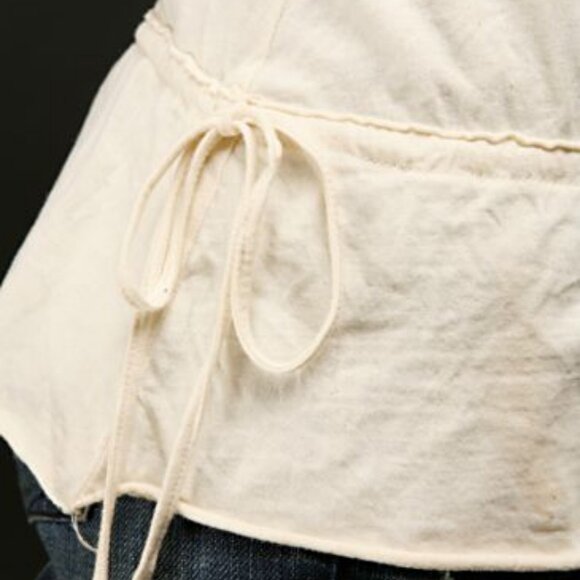 Free People Embroidered Cutaway Tank in Natural ASO Alex Russo - Picture 8 of 14